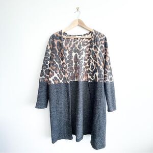 White burch // Leopard cardigan // size medium // Excellent condition